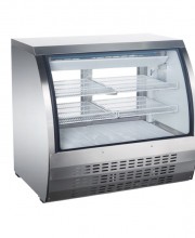 48" CURVED GLASS DISPLAY REFRIGERATED SHOWCASE, MODEL DC-48