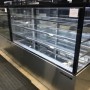 CD-72-3:  STAINLESS REFRIGERATED DISPLAY, 72" LENGTH, 3 SHELVES + BASE