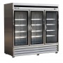 81" ELUTE SERIES STAINLESS STEEL DISPLAY FREEZER, BGSS-81FDVG-HC